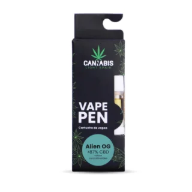 CBD Vape Pen USB + Cartucho CBD Alien OG 85% Cannabinoides